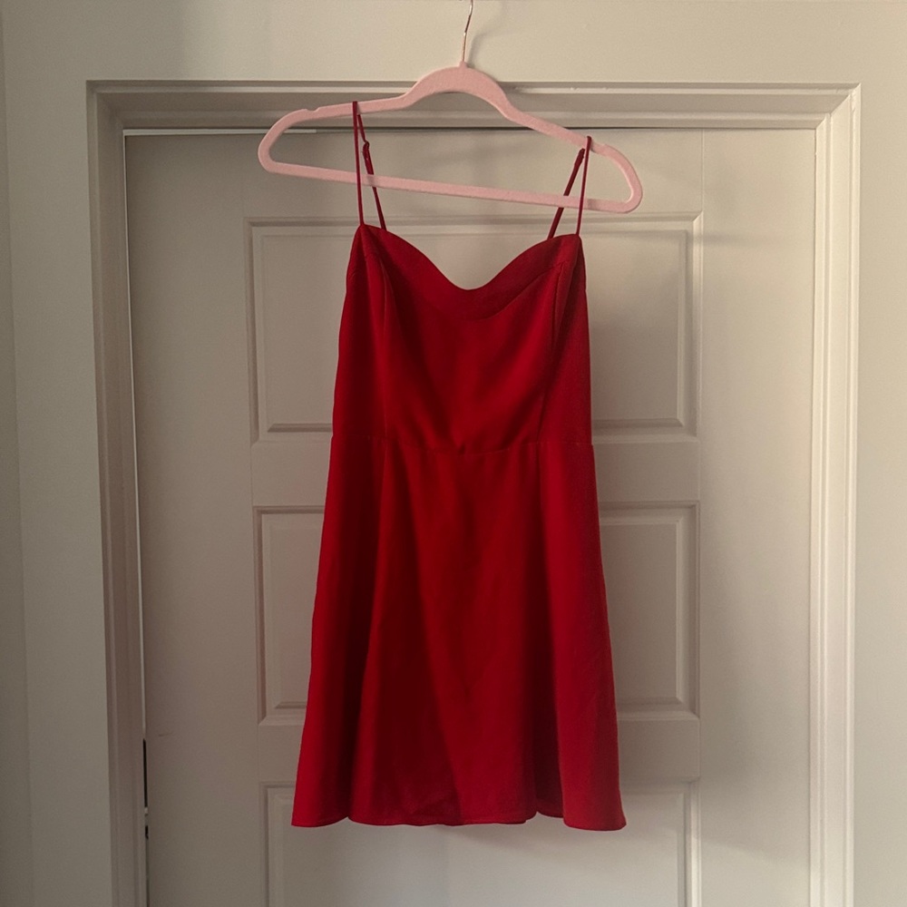 Abercrombie & Fitch Scarlet Textured Top